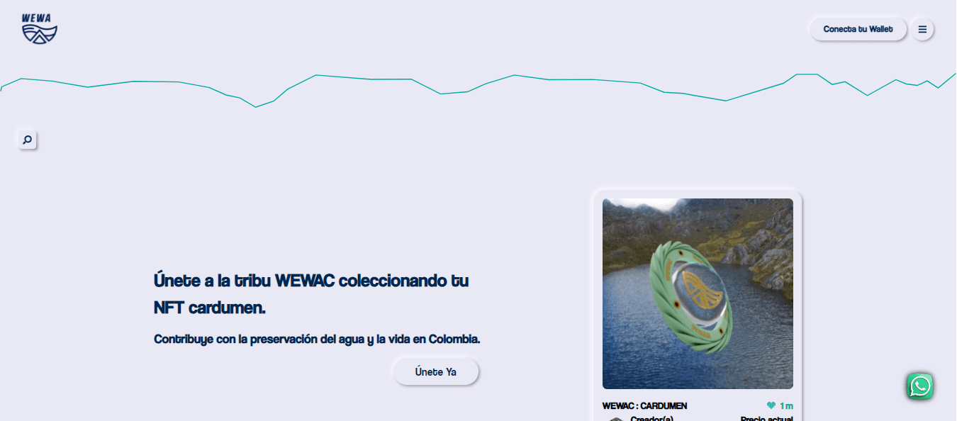 Captura del proyecto Mercado WEWAC